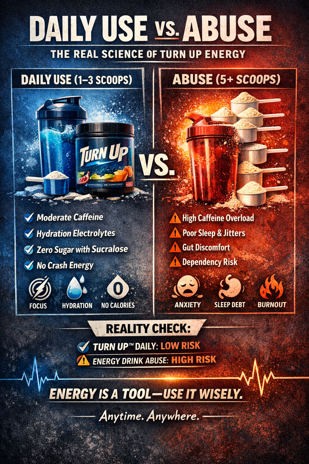 The Science of Turn Up Energy Drink: Daily Use vs. Abuse