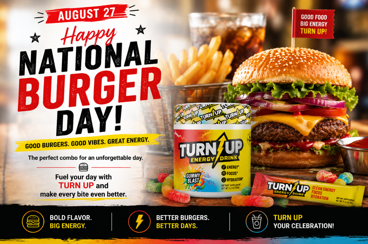 Celebrate National Burger Day with Turn Up! ⚡