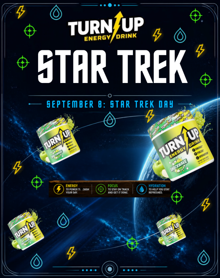 Boldly Go Where the Energy Takes You: Celebrate Star Trek Day with TURN UP!