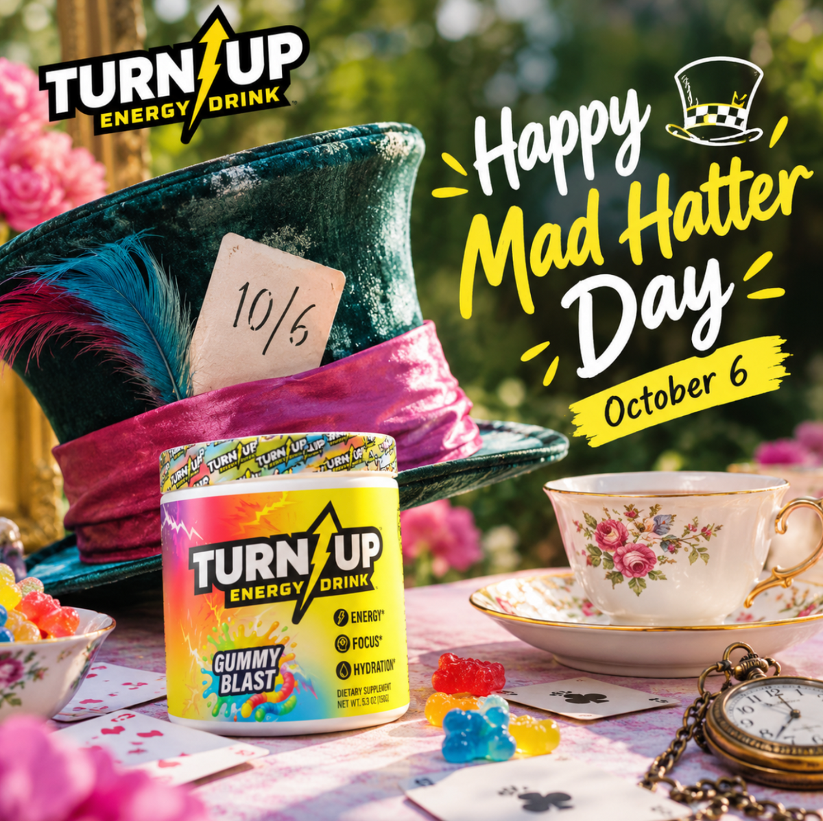 Celebrate Mad Hatter Day with TURN UP!