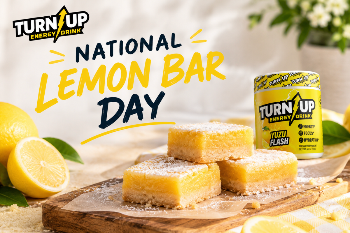 Celebrate National Lemon Bar Day with TURN UP!