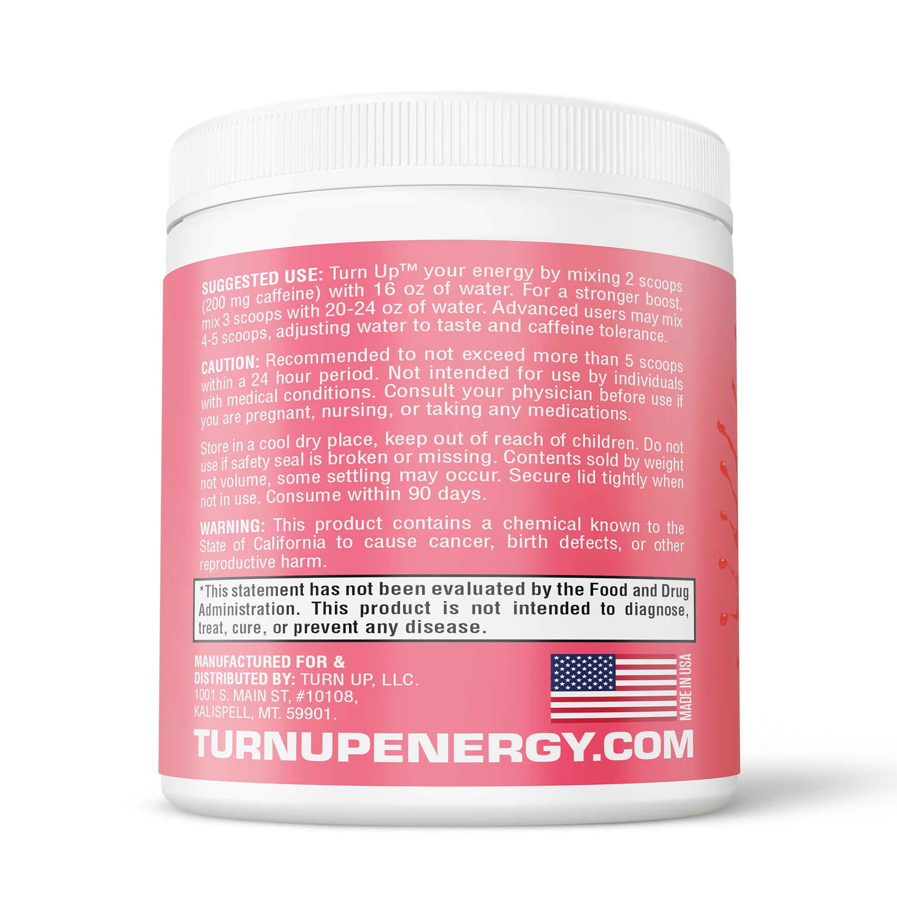 Turn Up Energy Drink™ - Lychee Splash